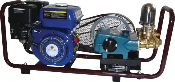 Conjunto montado HS 30 com motor a gasolina 6,5hp